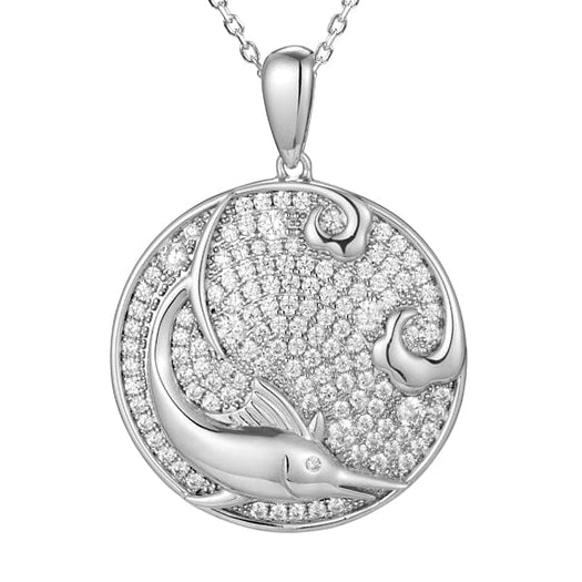 Pavé Marlin Medallion Pendant Island by Koa Nani 