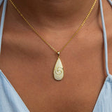 Pavé Nalu Teardrop Pendant Pendant Island by Koa Nani 