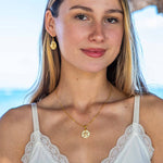 Pavé Ocean Isle Sand Dollar Earrings Earrings Island by Koa Nani 