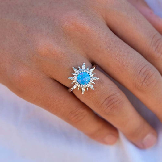 Pavé Opal Sun Ring Ring Island by Koa Nani 