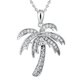 Pavé Queen Palm Tree Pendant Pendant Island by Koa Nani 