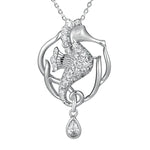 Pavé Royal Seahorse Pendant Pendant Island by Koa Nani White Gold 