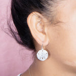 Pavé Sand Dollar Earrings Earrings Island by Koa Nani 