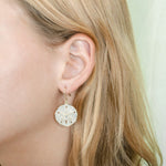 Pavé Sand Dollar Earrings Earrings Island by Koa Nani 