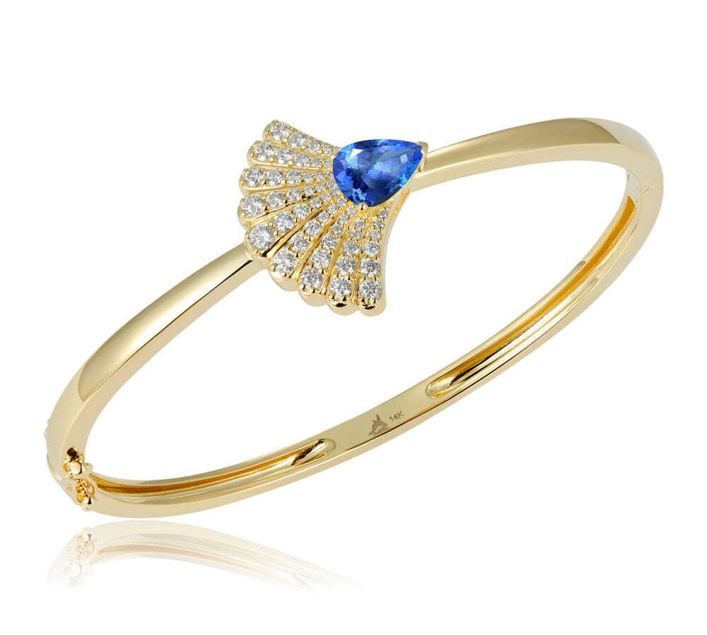 Pavé Sapphire Fountain Bangle Bangle Island by Koa Nani 