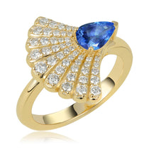 Pavé Sapphire Fountain Ring Ring Island by Koa Nani 