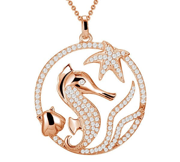 Pavé Sea Life Pendant Pendant Island by Koa Nani Rose Gold 