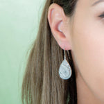 Pavé Shark Teardrop Earrings Earrings Island by Koa Nani 