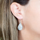 Pavé Shark Teardrop Earrings Earrings Island by Koa Nani 