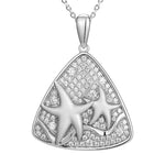 Pavé Starfish Reuleaux Pendant Pendant Island by Koa Nani White Gold 