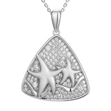 Pavé Starfish Reuleaux Pendant Pendant Island by Koa Nani White Gold 