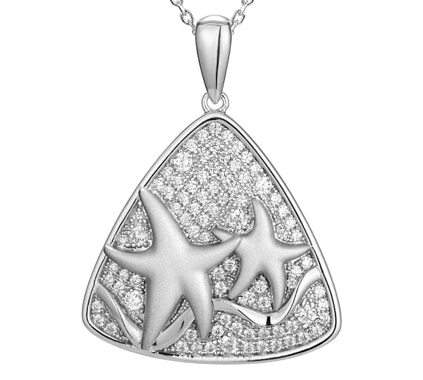 Pavé Starfish Reuleaux Pendant Pendant Island by Koa Nani White Gold 