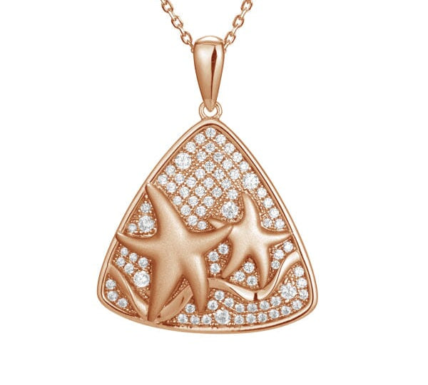 Pavé Starfish Reuleaux Pendant Pendant Island by Koa Nani Rose Gold 