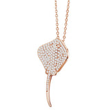 Pavé Stingray Pendant Pendant Island by Koa Nani Rose Gold 