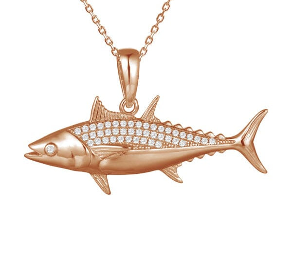 Pavé Tuna Pendant Pendant Island by Koa Nani Rose Gold 