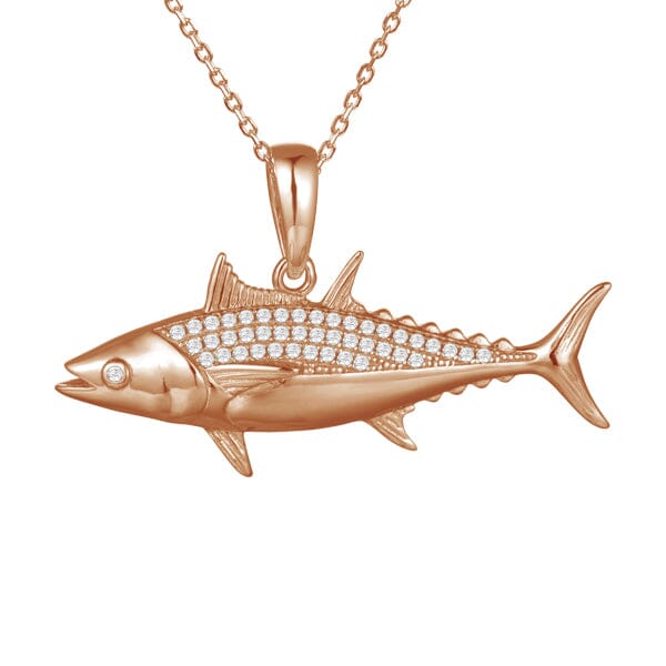 Pavé Tuna Pendant Pendant Island by Koa Nani Rose Gold 