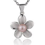 Pearl Pua Plumeria Pendant Pendant Island by Koa Nani Pink Small (20mm) 