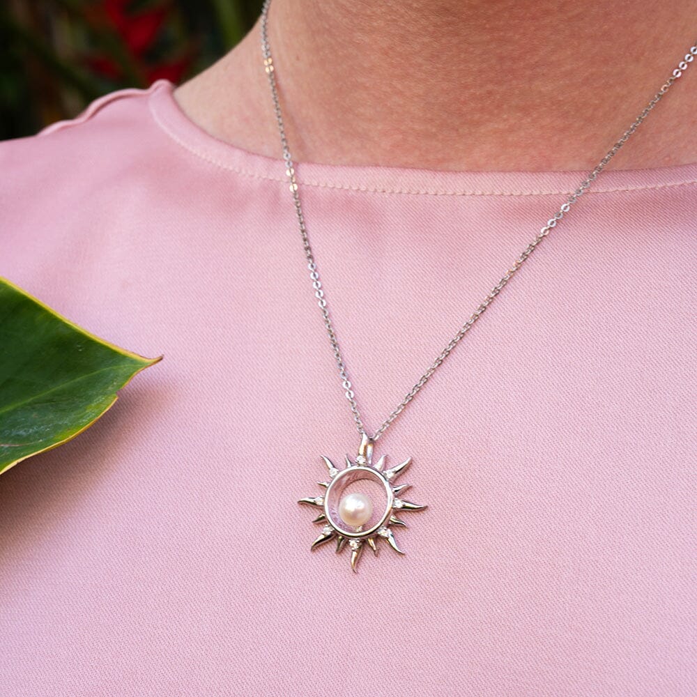 Pearl Sun Pendant Pendant Island by Koa Nani 