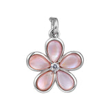 Pink Mother of Pearl Plumeria Charm Other Island by Koa Nani 