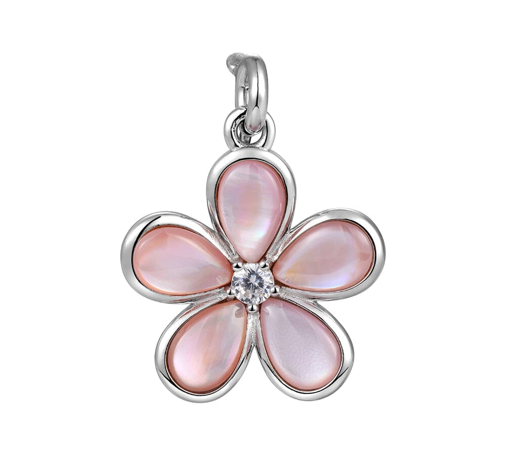 Pink Mother of Pearl Plumeria Charm Other Island by Koa Nani 