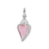 Pink Mother of Pearl Seashell Charm Other Island by Koa Nani 