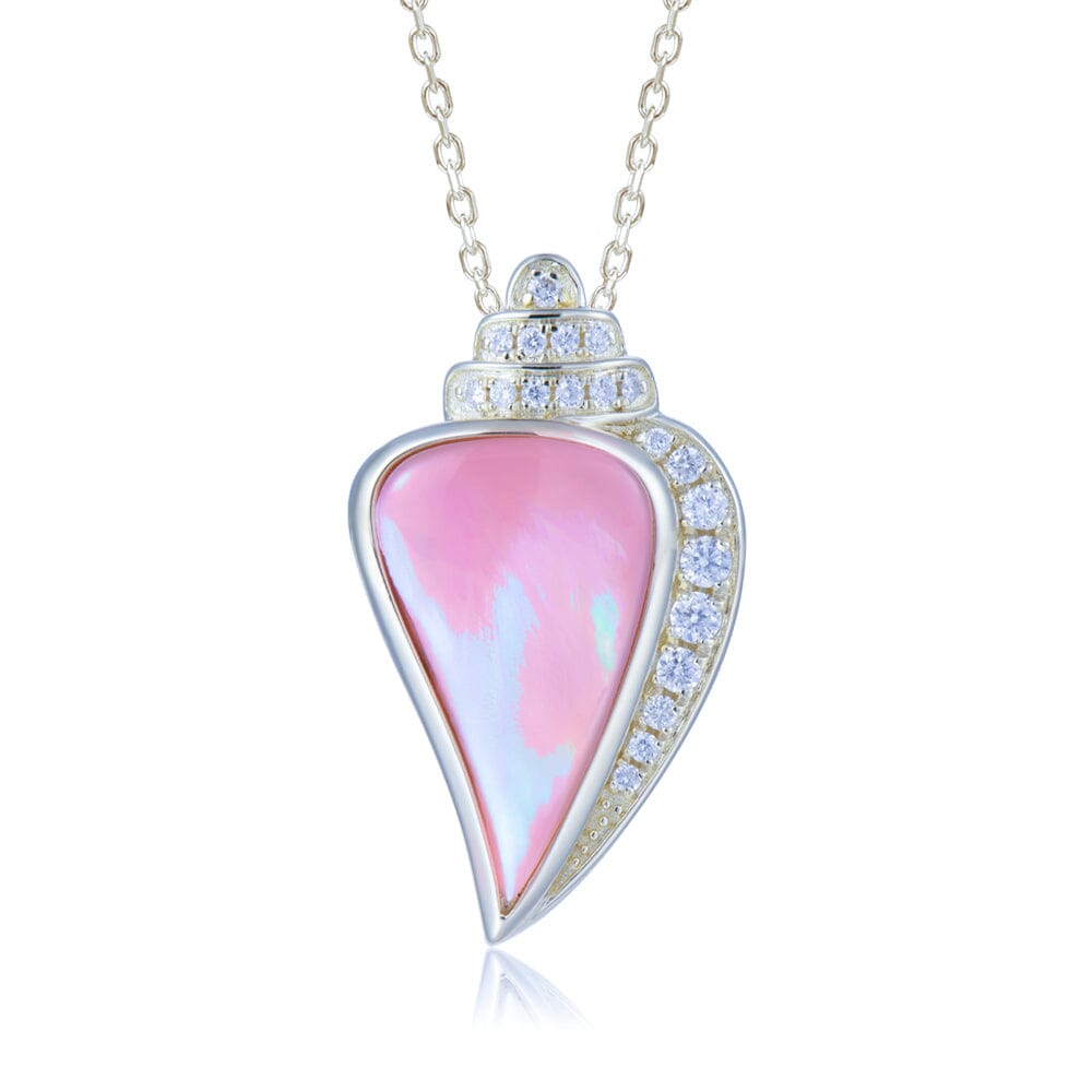 Pink Mother of Pearl Shell Pendant Pendant Island by Koa Nani 