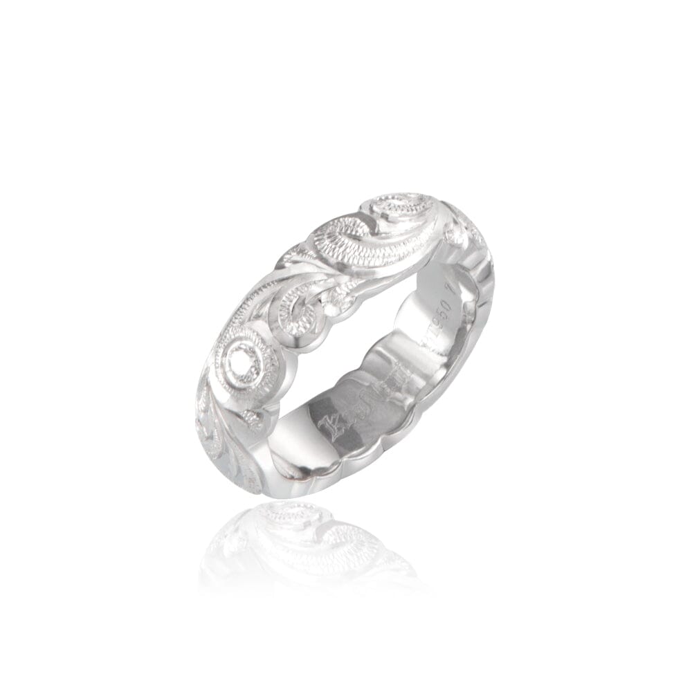 Platinum Nalu Diamond Ring Ring Island by Koa Nani 