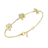 Plumeria Chain Bracelet Bracelet Island by Koa Nani 