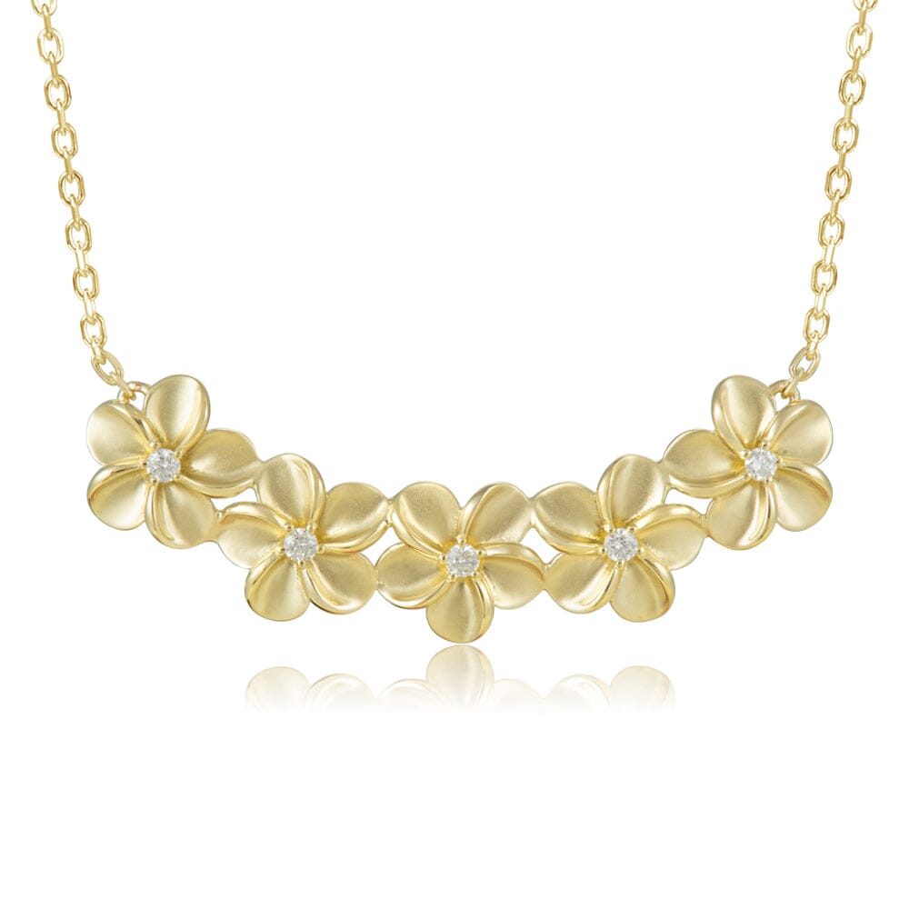 Queen Plumeria necklace gold filled – Koi Atelier