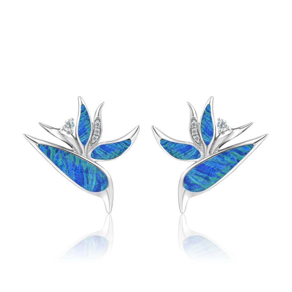 Prismé Opal Bird of Paradise Earrings Earrings Island by Koa Nani 