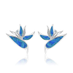 Prismé Opal Bird of Paradise Earrings Earrings Island by Koa Nani 