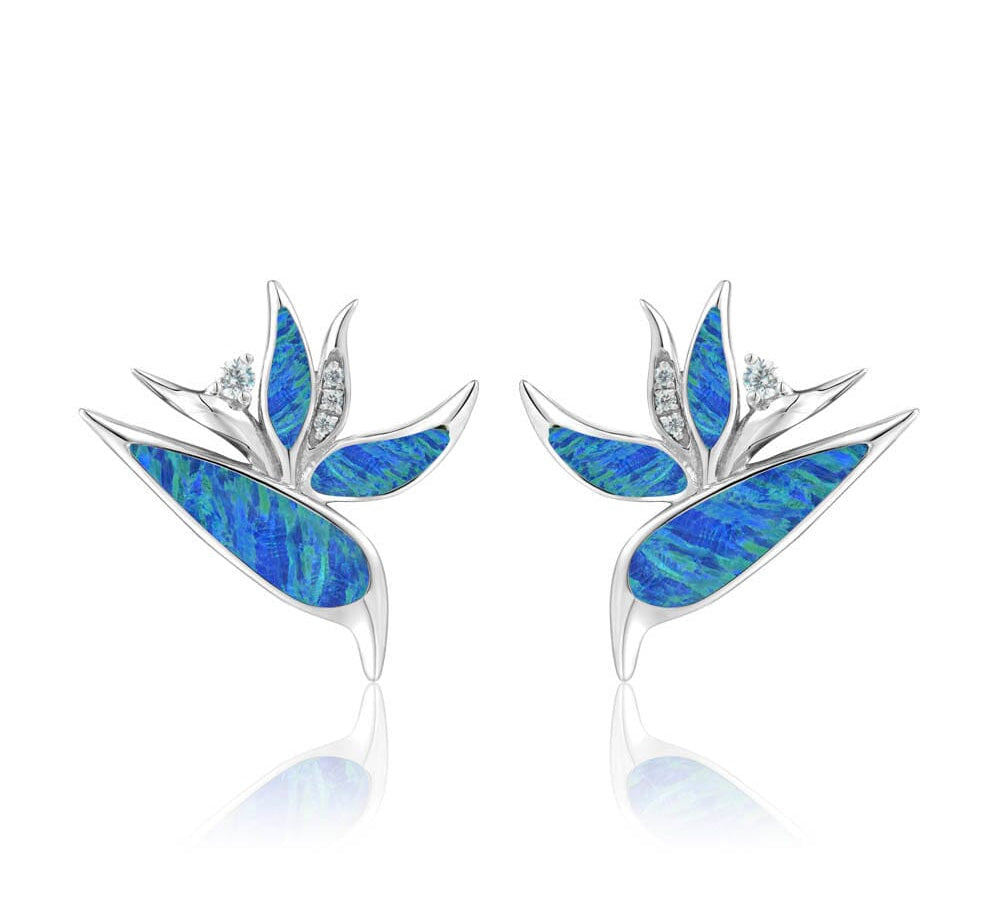 Prismé Opal Bird of Paradise Earrings Earrings Island by Koa Nani 