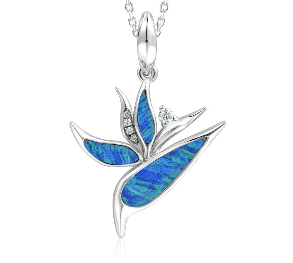 Prismé Opal Bird of Paradise Pendant Pendant Island by Koa Nani 