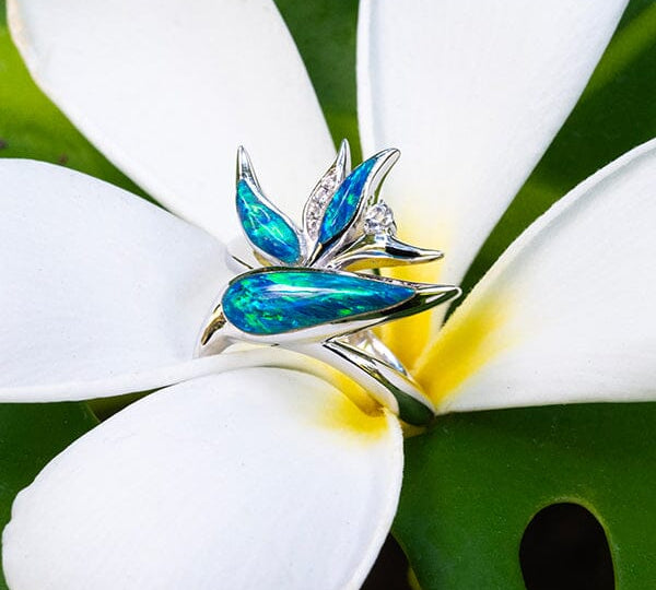 Prismé Opal Bird of Paradise Ring Ring Island by Koa Nani 