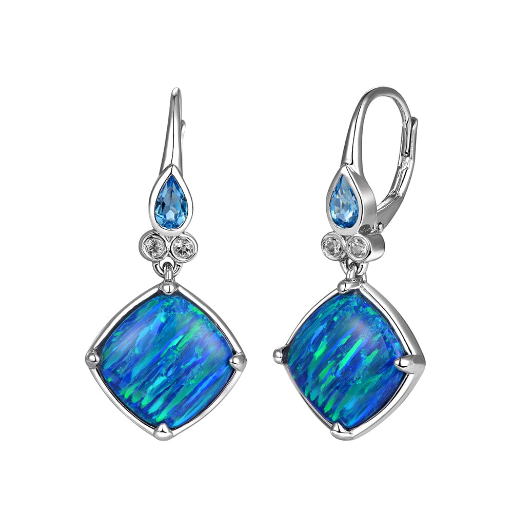 Prismé Opal Caribbean Sea Earrings Earrings Island by Koa Nani 