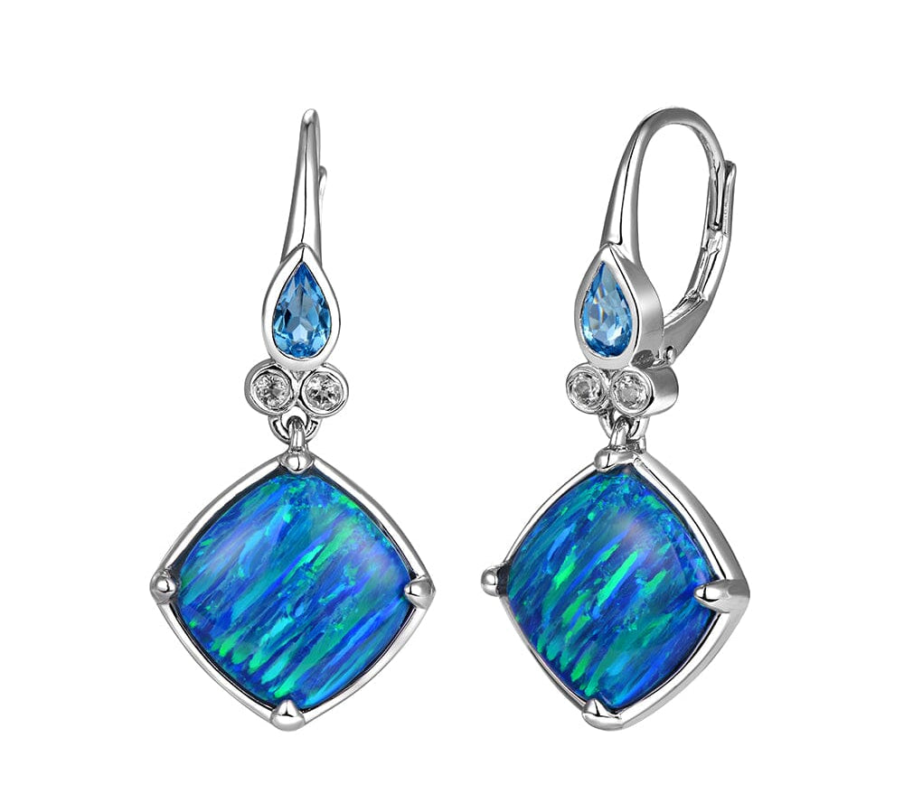 Prismé Opal Caribbean Sea Earrings Earrings Island by Koa Nani 