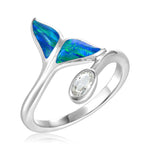 Prismé Opal Halona Whale Tail Ring Ring Island by Koa Nani 