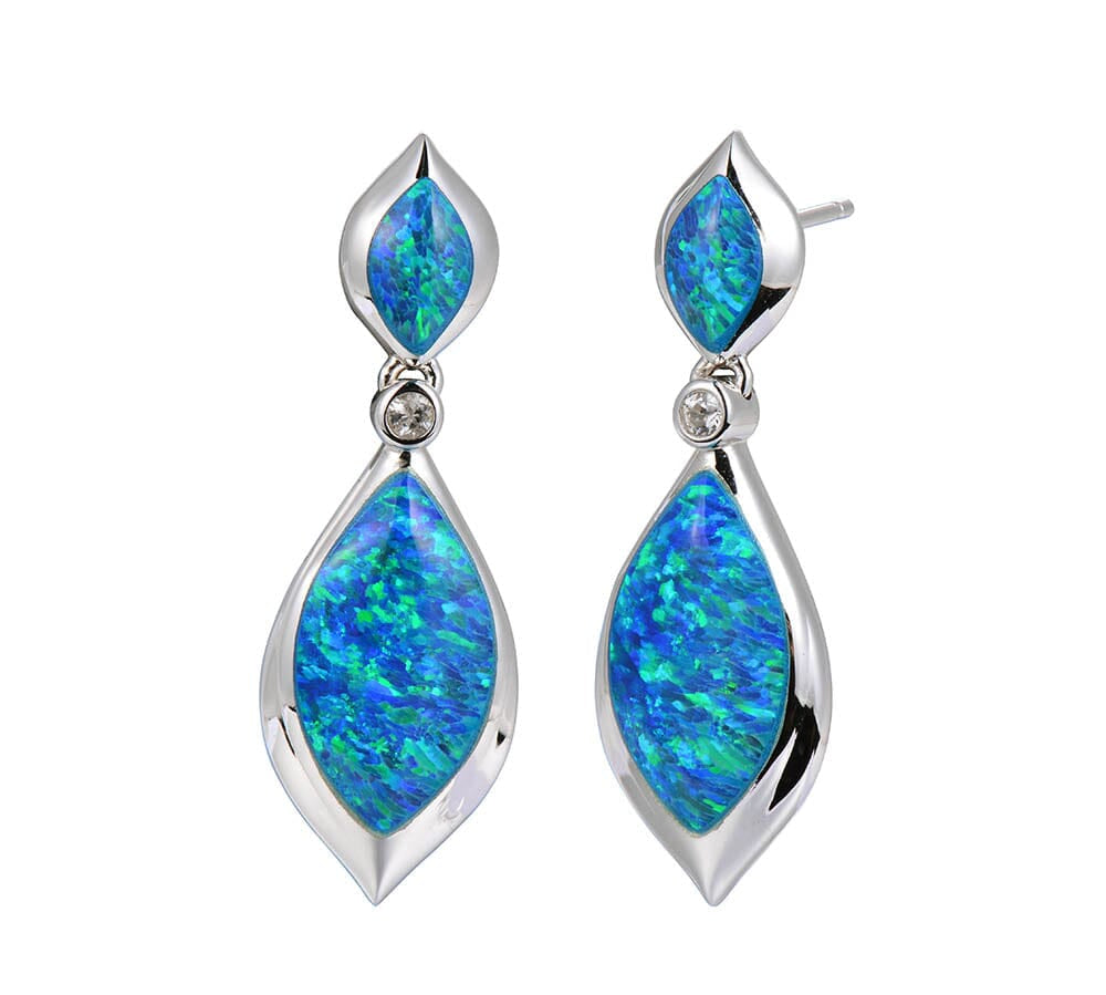 Prismé Opal Mandorla Earrings Earrings Island by Koa Nani 