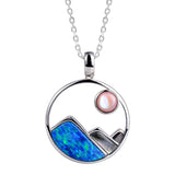 Prismé Opal Mountain Medallion Pendant Island by Koa Nani 