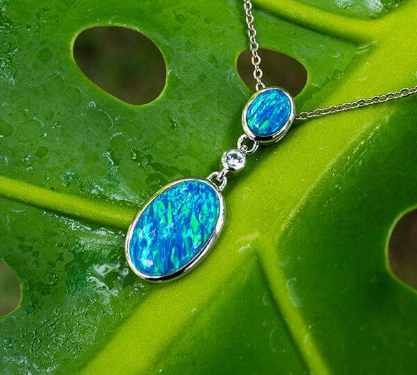 Prismé Opal Oval Bay Splash Pendant Pendant Island by Koa Nani 