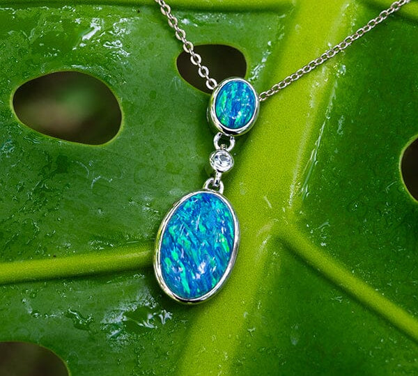 Prismé Opal Oval Bay Splash Pendant Pendant Island by Koa Nani 