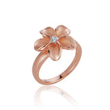 Pua Plumeria Ring Ring Island by Koa Nani Rose Gold Small (14mm) 