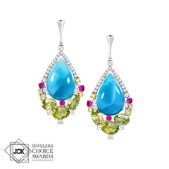 Royal Larimar Earrings Earrings Island by Koa Nani 