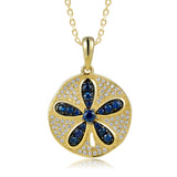 Sapphire Sand Dollar Pendant Pendant Island by Koa Nani 