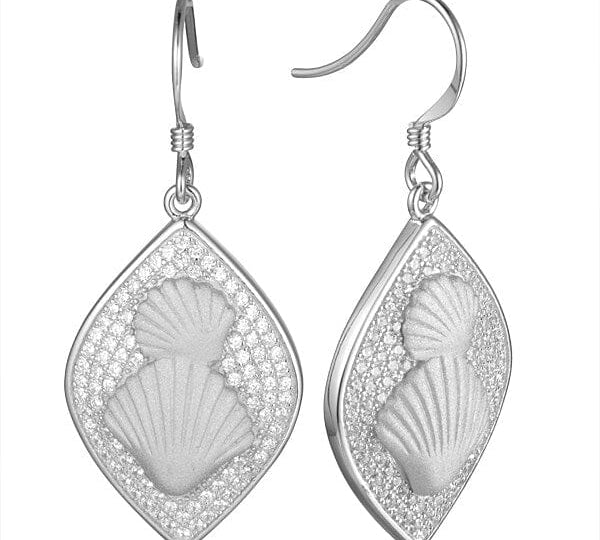 Seashells Mandorla Earrings Earrings Island by Koa Nani 