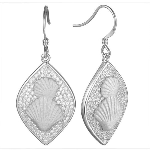 Seashells Mandorla Earrings Earrings Island by Koa Nani 
