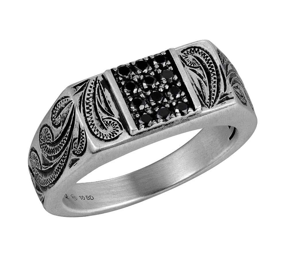 Solstice Ring with Black Diamond Ring Island by Koa Nani 