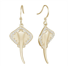 Stingray Earrings Earrings Island by Koa Nani 