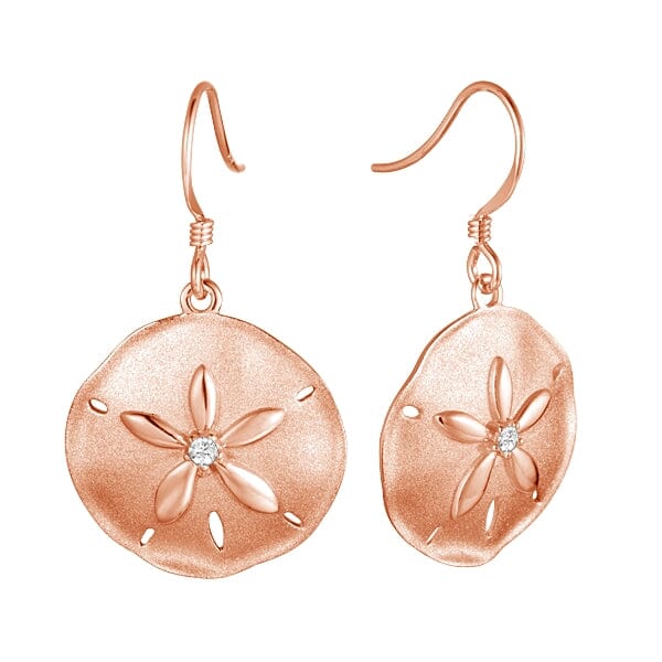 Sunset Sand Dollar Earrings Earrings Island by Koa Nani Rose Gold 