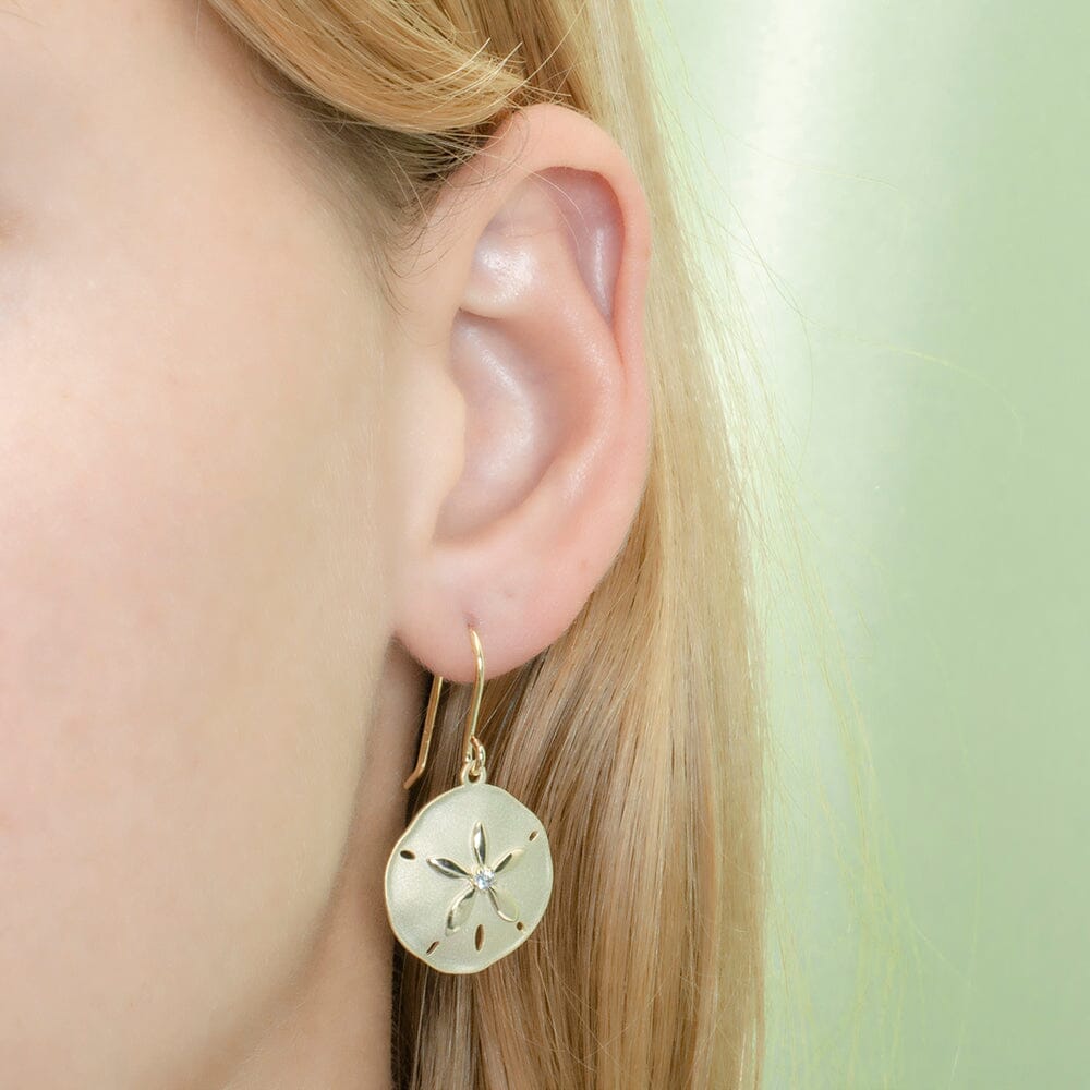 Sunset Sand Dollar Earrings Earrings Island by Koa Nani 